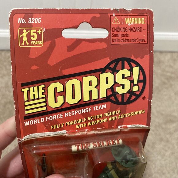 Lanard The Corps 1996 Top Secret Action Figure 3 Pack Sarge Whipsaw Tanner Rare - Picture 4 of 10